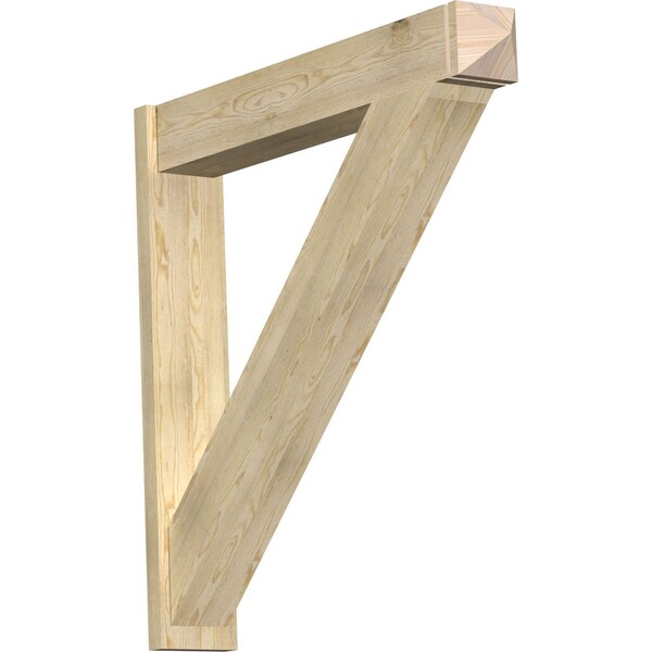Ekena Millwork Traditional Arts & Crafts Rough Sawn Outlooker, Douglas Fir, 8"W x 48"D x 48"H OUT08X48X48TRA03RDF - main